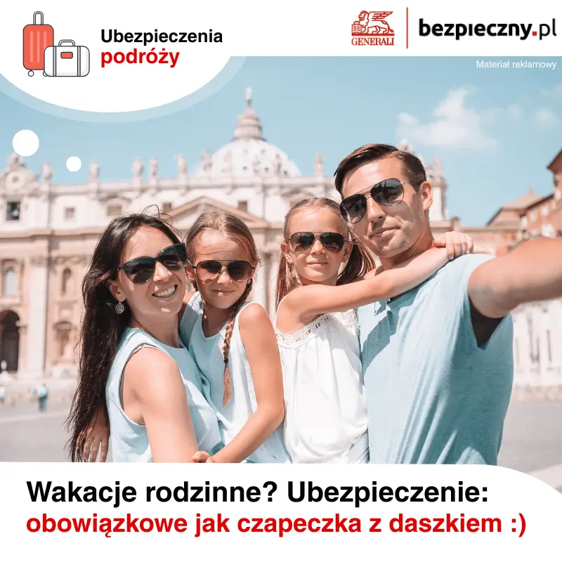 ubezpieczenie kosztów podróży turystyczne Generali